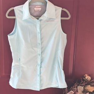 Columbia Sun Shirt button up tank top
